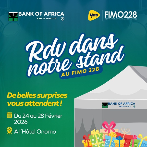 13ème édition du FIMO 228 : Le stand BOA-Togo à Onomo s’annonce plein de surprises du 24 au 28 février
